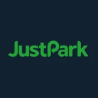 Screen Capture of the JustPark Logo